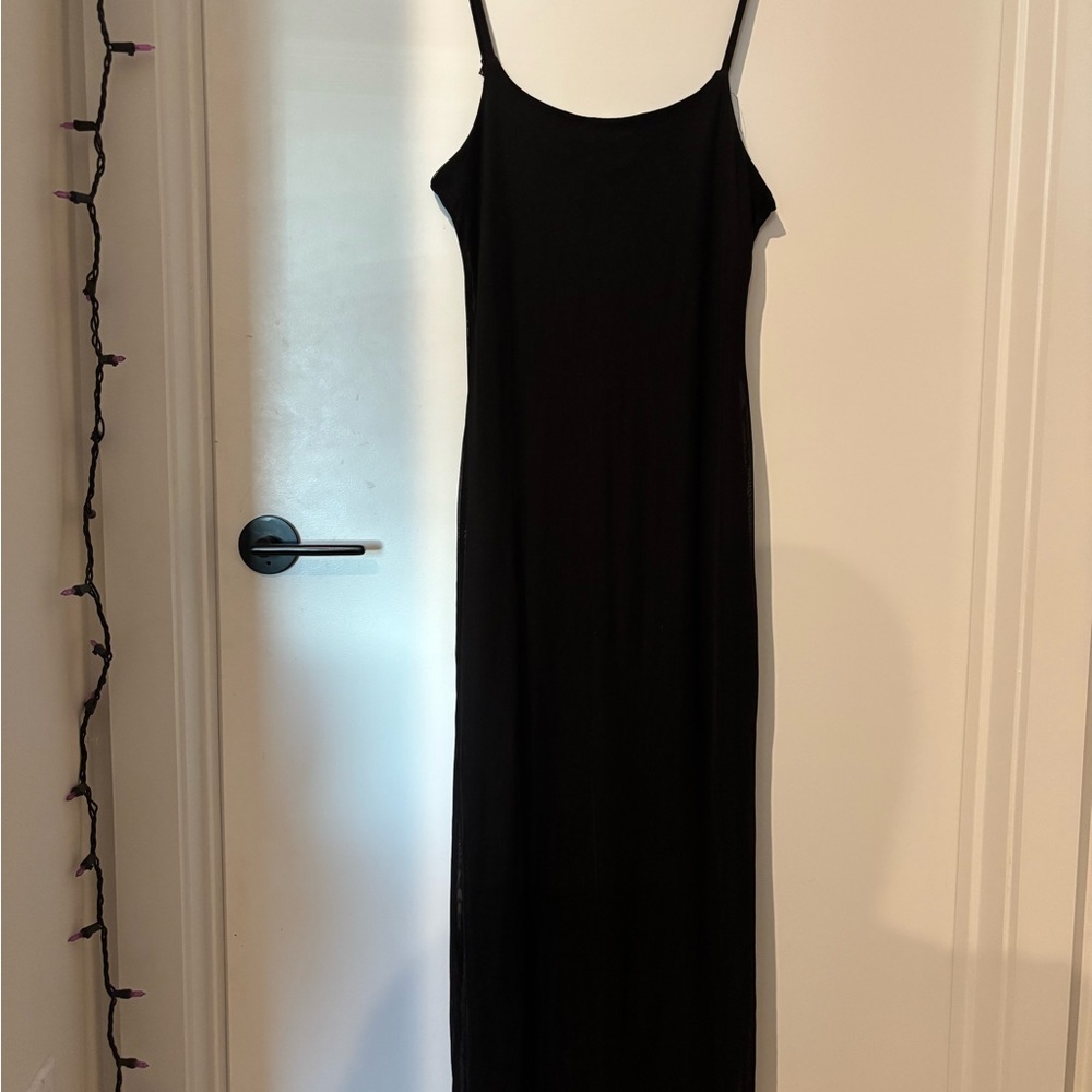 Streetwear Society Black Maxi Dress